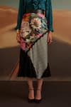 Verb By Pallavi Singhee_Multi Color Polyester, Crepe Lace Collage Print Skirt_Online_at_Aza_Fashions