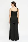 Shop_Emblaze_Black Zurich Plain Leaf Wide Legged Jumpsuit _at_Aza_Fashions