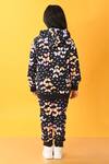 Shop_Anthrilo_Black Cotton, Fleece Butterfly Print Hoodie And Joggers Set_at_Aza_Fashions