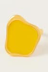 Shop_Voyce Jewellery_Yellow Enameled Noosa Abstract Pattern Ring _at_Aza_Fashions