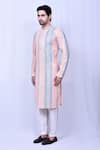 Arihant Rai Sinha_Multi Color Kurta Cotton Embroidered Mirror Work With Pant _at_Aza_Fashions