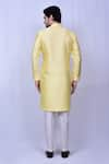 Shop_Arihant Rai Sinha_Yellow Kurta Bangalori Silk Plain With Pant _at_Aza_Fashions