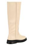 Shop_Vanilla Moon_Off White Link Chain Trim Everlee Plain Long Boots _Online_at_Aza_Fashions