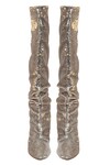 Shop_Vanilla Moon_Gold Sequin Embroidered Millie Metallic Ruched Long Boots_at_Aza_Fashions