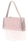 Buy_X Feet Above_Pink Embellished Prism Bead Tassel Bag _at_Aza_Fashions