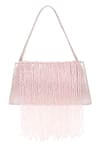 Buy_X Feet Above_Pink Embellished Prism Bead Tassel Bag _Online_at_Aza_Fashions