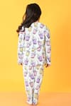 Shop_Anthrilo_Blue Super Soft Cotton Printed Bubble Tea Night Suit_at_Aza_Fashions