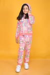 Buy_Anthrilo_Pink Cotton Rich Warm Fleece Printed Zipper Hoodie And Jogger Set  _at_Aza_Fashions