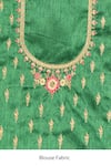 Nazaakat by Samara Singh_Pink Saree Dola Silk Embroidered Sequin Woven Zari With Unstitched Blouse_Online_at_Aza_Fashions