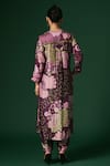 Shop_Arte-Alter_Purple Woven Mulberry Silk Dianthus Kurta And Pant Set  _at_Aza_Fashions