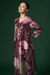 Buy_Arte-Alter_Purple Woven Mulberry Silk Dianthus Kurta And Pant Set  