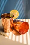 Buy_MANOR HOUSE_Brown Copper Printed Drinkware Gift Set_Online_at_Aza_Fashions