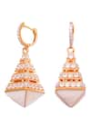 Shop_Prata_White Imported Cubic Zirconia Pyramid Dangler Earrings _at_Aza_Fashions