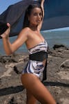 La Paz_Black Econyl ( 78% 22% Mayan Swimsuit_Online_at_Aza_Fashions