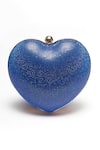 Buy_Alor Bags_Blue Rhinestones Heart Shaped Embellished Clutch _at_Aza_Fashions