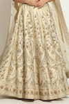 Buy Vandana Sethi Ivory Silk Pearls, Tassels, Zardozi Embroidered Paisley Bridal Lehenga Set Online at Aza Fashions Buy_Vandana Sethi_Ivory Silk Pearls, Tassels, Zardozi Embroidered Paisley Bridal Lehenga Set _Online_at_Aza_Fashions