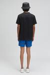 Shop_Terra Luna_Black 100% Organic Handloom Cotton Maui T-shirt _at_Aza_Fashions