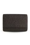 Puro Cosa_Black Glitter Box Clutch_Online_at_Aza_Fashions