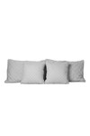 H2H_Grey Linen Embroidered Felipe Diamond Pattern Bedcover Set_Online_at_Aza_Fashions