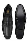 Shop_Hats Off Accessories_Black Matte Leather Loafers  _at_Aza_Fashions