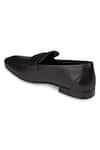 Shop_Hats Off Accessories_Black Matte Leather Loafers  _Online_at_Aza_Fashions