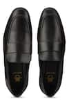 Buy_Hats Off Accessories_Black Matte Leather Loafers  