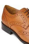 Buy_Hats Off Accessories_Brown Textured Leather Oxford Shoes  _Online_at_Aza_Fashions