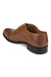 Hats Off Accessories_Brown Textured Oxford Shoes  _Online