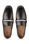 Shop_HATS OFF ACCESSORIES_Black Genuine Leather Loafer Shoes  