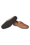 Buy_Hats Off Accessories_Brown Leather Loafer Shoes  