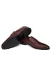 Shop_Hats Off Accessories_Maroon Leather Penny Loafers  