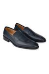 Buy_Hats Off Accessories_Blue Pointed Toe Plain Penny Loafers _at_Aza_Fashions