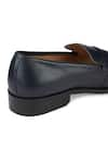 Hats Off Accessories_Blue Pointed Toe Plain Penny Loafers _Online_at_Aza_Fashions