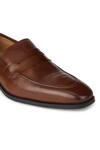 Buy_Hats Off Accessories_Brown Genuine Leather Slip On Penny Loafers  _Online_at_Aza_Fashions