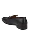 Buy_Hats Off Accessories_Black Genuine Leather Buckle Loafers  