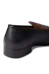 Shop_Hats Off Accessories_Black Genuine Leather Buckle Loafers  