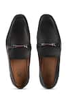 Buy_Hats Off Accessories_Black Genuine Leather Buckle Loafers  _Online