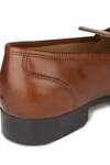 Buy_Hats Off Accessories_Brown Genuine Leather Slip On Buckle Loafers 