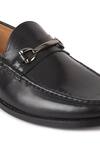 Buy_HATS OFF ACCESSORIES_Black Genuine Leather Stitch Work Buckle Loafers _Online_at_Aza_Fashions