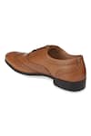 Shop_HATS OFF ACCESSORIES_Brown Genuine Leather Cut Work Loafers 