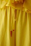 Shop_Nikasha_Yellow Cheesecloth Plain Embroidered Wide Leg Pant _Online_at_Aza_Fashions
