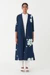 Three_White 100% Cotton Poplin Embroidered Cord Work Plain Narrow Fit Pant  _Online_at_Aza_Fashions