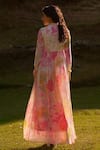 Shop_Archana Shah_White Bemberg Crepe Embroidered Sequin V Neck Chamomile Wrap Dress _at_Aza_Fashions