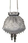 Shop_SG Collection By Sonia Gulrajani_Grey Embellished Evening In Paris Potli Bag _at_Aza_Fashions