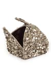 Shop_SG Collection by Sonia Gulrajani_Gold Embellished Lustre Sequin Potli Bag_at_Aza_Fashions