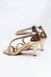 Shop_THE ALTER_Gold Embellished Serena Rhinestone Strappy Stilettoes 