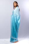 Shop_Sayisha_Blue Shantoon Crystals Embellished Saree With Unstitched Blouse Piece_Online_at_Aza_Fashions