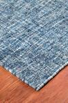 Buy_Kaleen India_Blue 80% Wool And 20% Viscose Hand Tufted Denim Abstract Pattern Square-shaped Rug_Online_at_Aza_Fashions