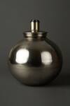 Shop_Ritu Kumar_Grey Brass Lamp Base Singe Pc_at_Aza_Fashions