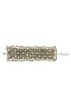Buy_Aaree Accessories_Silver Plated Brass Handcrafted Ghungroo Bracelet_at_Aza_Fashions